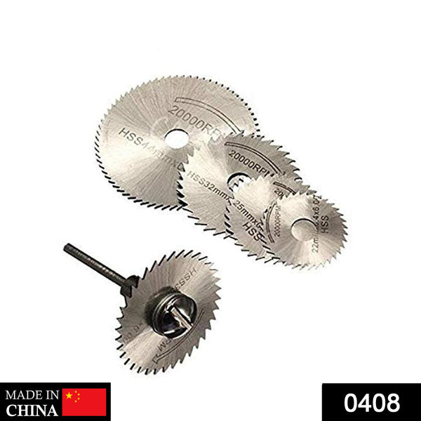 408 -6pcs Metal HSS Circular Saw Blade Set Cutting Discs for Rotary Tool 