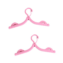 VIRGIN FOLDING TRAVEL HANGERS, PORTABLE FOLDING CLOTHES HANGERS FOR SCARVES SUITS TROUSERS PANTS SHIRTS SOCKS UNDERWEAR TRAVEL HOME FOLDABLE CLOTHES DRYING RACK (2 Pc Set)