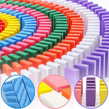 4439B 100PC DOMINO BLOCKS SET MULTICOLOR WOODEN TOY BUILDING INDOOR GAME TOY 