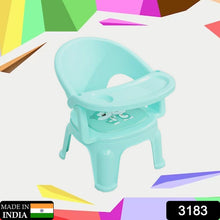 Baby Chair, with Tray Strong and Durable Plastic Chair for Kids/Plastic School Study Chair/Feeding Chair for Kids, Portable High Chair for Kids