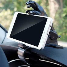 6469 Jaguar Leopard Shape Plastic Phone Clip, Mobile Phone Holder For Car Use 