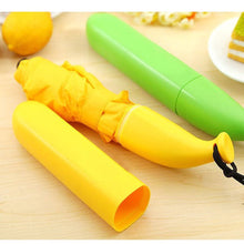 Stylish Banana Shaped Mini Foldable Umbrella