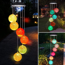 Solar Crystal Ball , Color Changing Solar Powered LED Hanging Light Mobile for Patio Yard Garden Home Outdoor Night Decor, Gifts