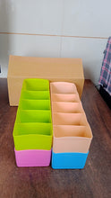 5 Compartments Socks / Handkerchief / Underwear Storage Box Socks Drawer Closet Organizer Storage Boxes (pack of 4)