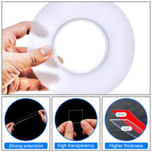 882 Double Sided Nano Adhesive Tape, 3 meter Washable Traceless Nano Gel Tape, Multipurpose 