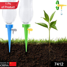 Plant Watering Spikes self Watering Spikes Water dripper for Plants, Adjustable Plant Watering Devices with Slow Release Control Valve Switch