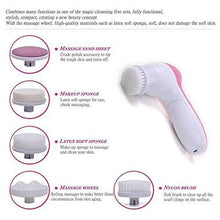 340 -5-in-1 Smoothing Body & Facial Massager (Pink) AEROKING OVERSEAS