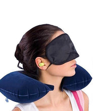 505 -3-in-1 Air Travel Kit with Pillow, Ear Buds & Eye Mask AEROKING OVERSEAS WITH BZ LOGO