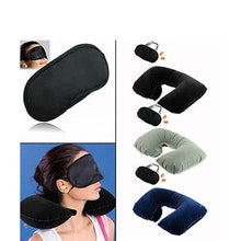 505 -3-in-1 Air Travel Kit with Pillow, Ear Buds & Eye Mask AEROKING OVERSEAS WITH BZ LOGO