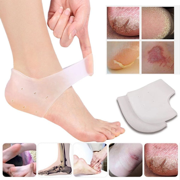 339 Moisturizing Skin Softening Silicone Gel for Dry Cracked Heel Repair (Multicolour) AEROKING OVERSEAS